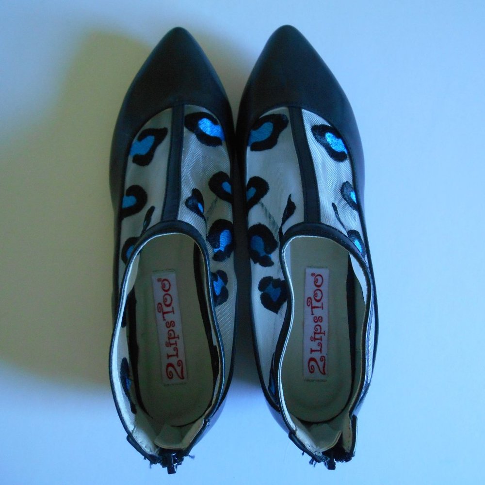 NWOT 2 Lips Too Shoes Womens 7.5 Too Shy - Picture 3 of 6